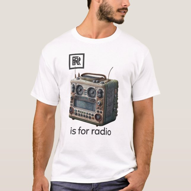 Camiseta R es para Radio T-Shirt (Anverso)
