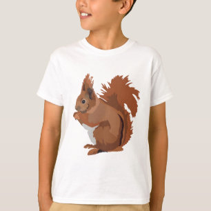 Camiseta R es para Red Squirrel