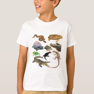 Camiseta R es para Reptile. Obra de arte de Reptile Illustr