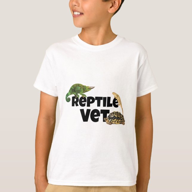 Camiseta R es para Reptile Vet (Anverso)