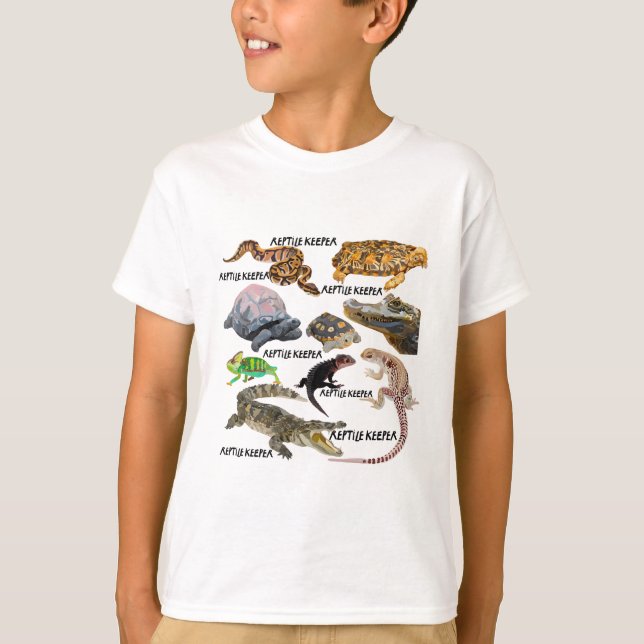 Camiseta R es para Retptile Keeper (Anverso)