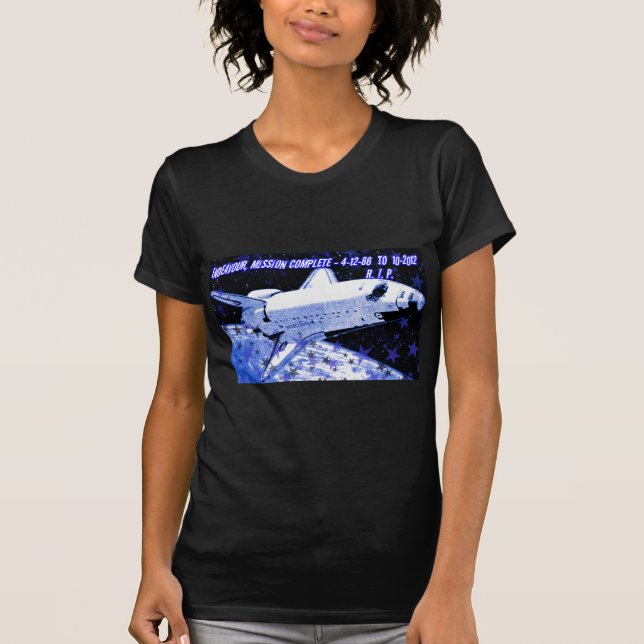 Camiseta R.I.P. Endeavor,Mission Compelet_ (Anverso)