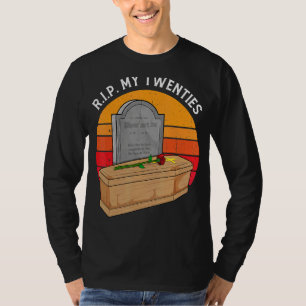 Camiseta R I P Mis 20 años 30 Vintage de la fecha de nacimi