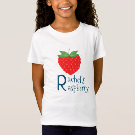 Camiseta R Para su fruta inicial y de frambuesa