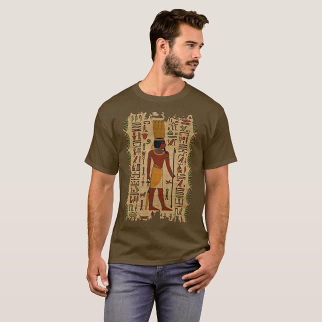 Camiseta Ra de Amun del egipcio - Amun con referencia al (Anverso completo)
