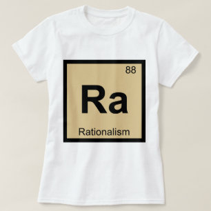 Camiseta Ra - Filosofía del Racionalismo Símbolo de Química