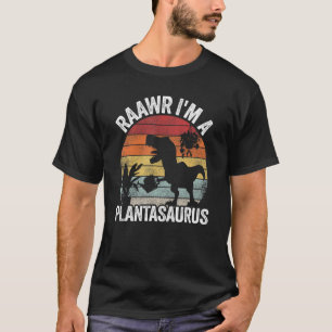Camiseta Raawr I'm A Plantasaurus Gardening Chistes Gardene
