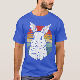 Camiseta Rab blanco arcoiris retro vintage con problemas