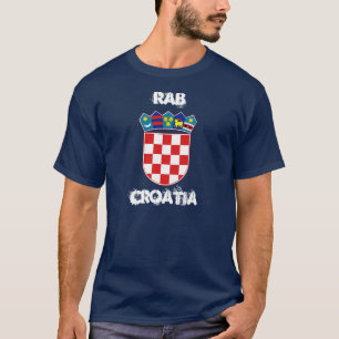 Camiseta Rab, Croacia con escudo de armas