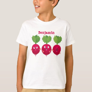 Camiseta Rabanitos lindos trío de canto dibujos animados ve