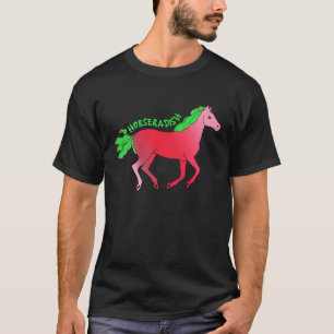Camiseta Rábano Picante Caballo Cría De Animales Rábano Ver