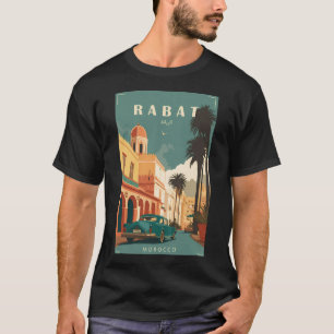 Camiseta Rabat Morocco Vintage Travel
