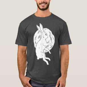 Camiseta Rabbit an the Moon Astronaut Astral Cosmic Design