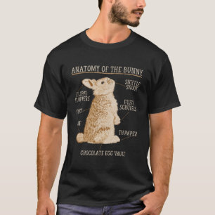 Camiseta Rabbit Anatomy Bunny Lover propietario de un Masco