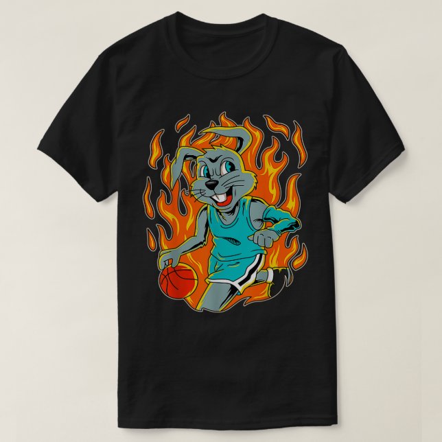 Camiseta Rabbit Basketball (Diseño del anverso)