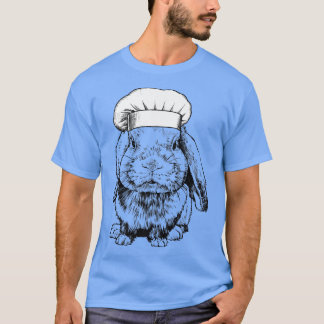 Camiseta Rabbit Bunny Chef Funny Cooking CookT-Shirt