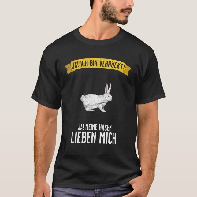 Camiseta Rabbit Crazy & Rabbit Me Aman (Anverso)
