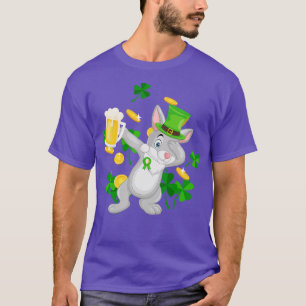 Camiseta Rabbit Dabbing Beer Beer Funny Rabbit Happy Pa