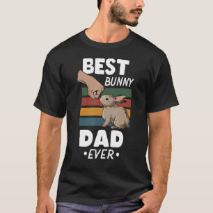 Camiseta Rabbit Dad Bunny Man Animal Hussein