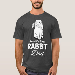 Camiseta Rabbit Dad Cute Bunny Mascota Para Los Hombres Pad