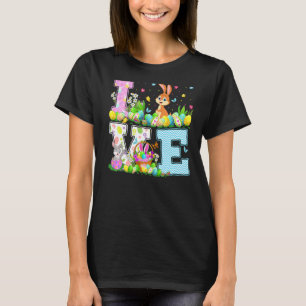 Camiseta Rabbit Easter Egt Hunt Funny Love Rabbit Easter Su