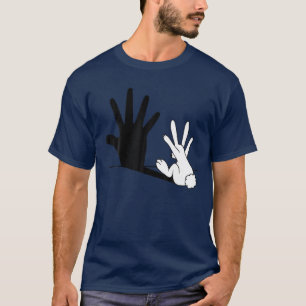 Camiseta Rabbit Hands Shadows Classic