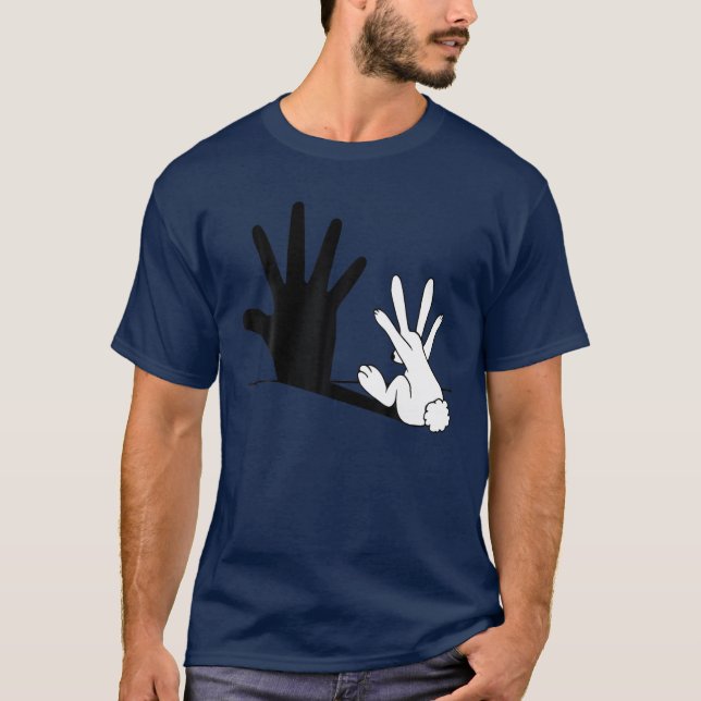 Camiseta Rabbit Hands Shadows Classic (Anverso)
