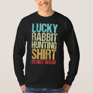 Camiseta Rabbit Hunter Funny Retro Vintage Lucky Rabbit Hu