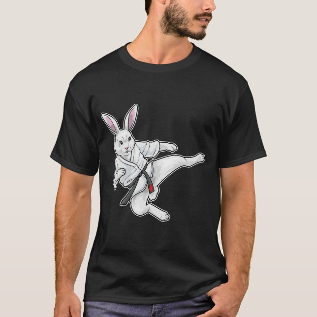 Camiseta Rabbit Karate Martial arts (Anverso)