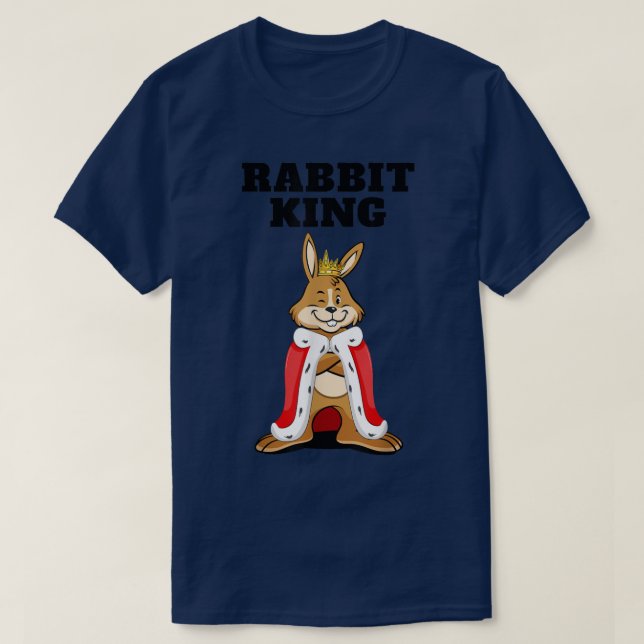 Camiseta Rabbit King Bunny Boys Rabbit T Mens Rabbit  (Diseño del anverso)