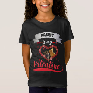 Camiseta Rabbit Lover El Conejo Es Mi Valentín