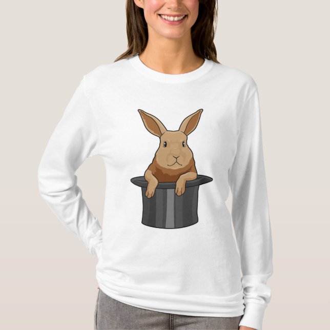 Camiseta Rabbit Magician Magic gorra (Anverso)