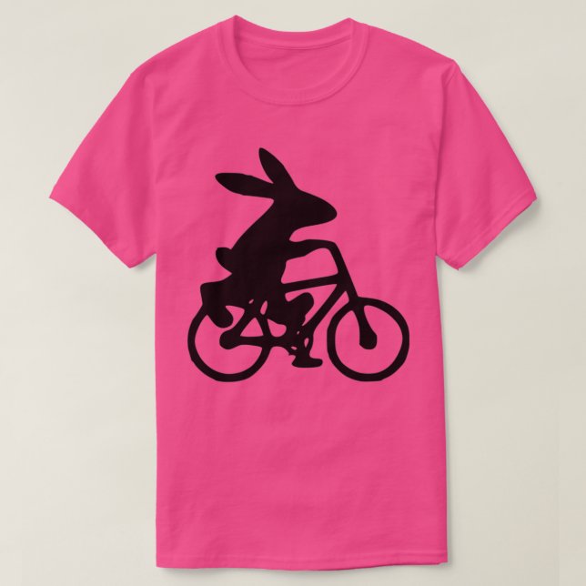 Camiseta Rabbit On a Bike  (Diseño del anverso)