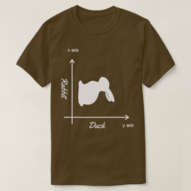 Camiseta Rabbit or Duck Optical Illusion Math Philosophy Ge (Diseño del anverso)