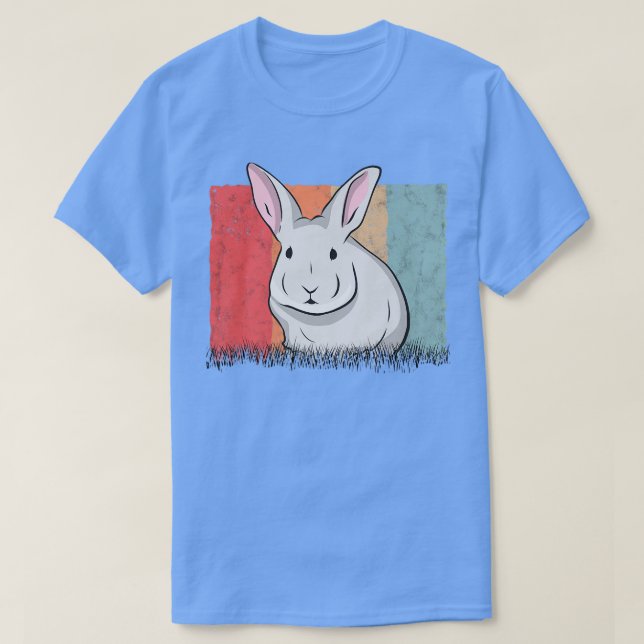 Camiseta Rabbit Retro Rabbit Vintage Premium  (Diseño del anverso)