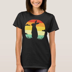 Camiseta Rabbit Retro Vintage Estilo Bunny Lover