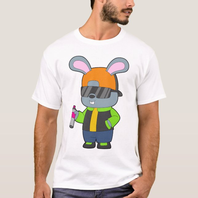 Camiseta Rabbit Sprayer Spray can (Anverso)