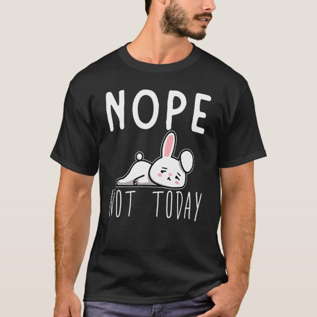 Camiseta Rabbit Tired Lazy Rabbit (Anverso)