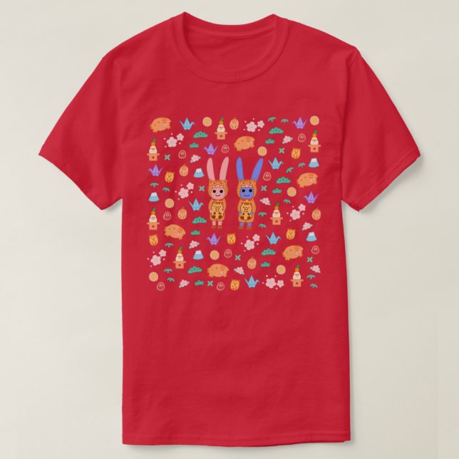 Camiseta Rabbits Amor a Japón (Diseño del anverso)