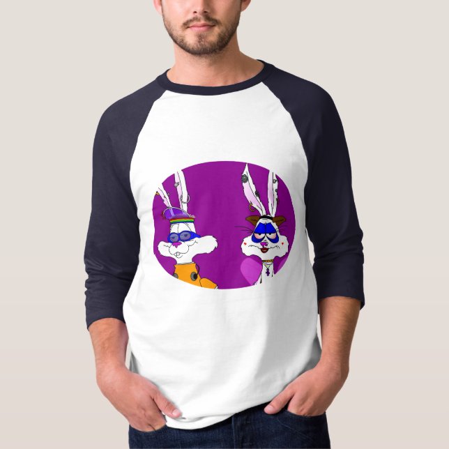Camiseta Rabbits Raglan Shirt (Anverso)