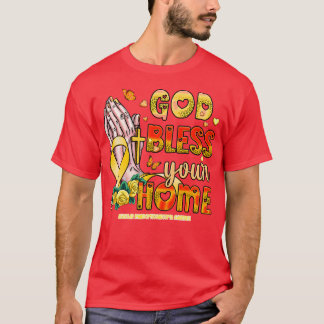 Camiseta Rabdomiosarcoma alveolar Conciencia dios bendiga l