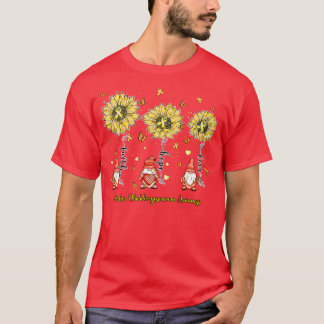 Camiseta Rabdomiosarcoma alveolar Conciencia gnome fe