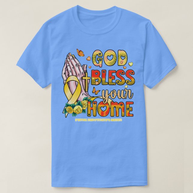 Camiseta Rabdomiosarcoma embrionario Sensibilización dios b (Diseño del anverso)