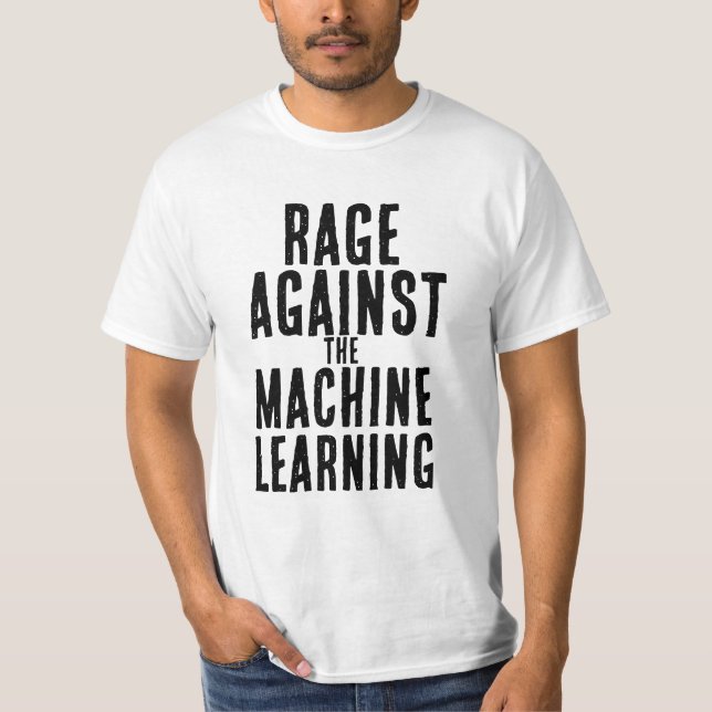 Camiseta Rabia contra el aprendizaje automático (Anverso)