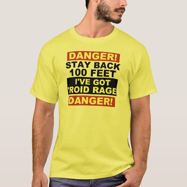 Camiseta Rabia de cuidado de Roid (Anverso)