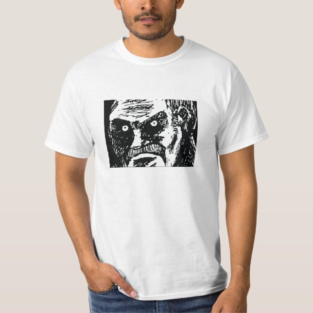 Camiseta Rabia de la mirada fija (Anverso)
