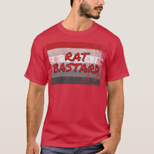 Camiseta Rabies Pride Flag Rat Bastard