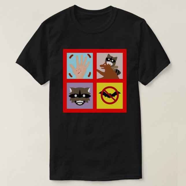 Camiseta Rabies Quilt (Diseño del anverso)