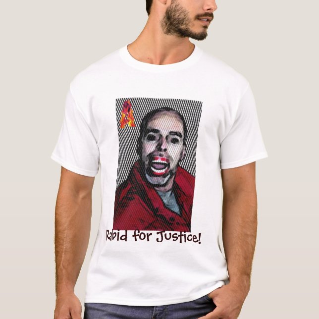 Camiseta ¡Rabioso para la justicia! (Anverso)
