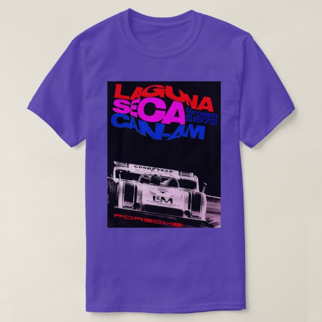 Camiseta Rac automático del Gran Premio LAGUNA SECA CANAM 1 (Diseño del anverso)